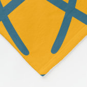 Abstract geometrisch patroonontwerp fleece deken (Hoek)