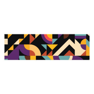 Abstract geometrisch patroonontwerp foto afdruk