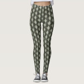 Abstract geometrisch patroonontwerp leggings (Voorkant)