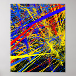 Abstract geometrisch patroonontwerp poster