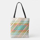 Abstract Geometrisch Patroonpatroon Tote Bag (Achterkant)