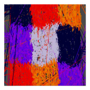 Abstract Geometrisch Perfect Poster