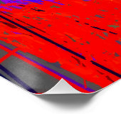 Abstract Geometrisch Perfect Poster (Hoek)