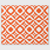 Abstract geometrisch pixelated naadloos patroon. M Cadeaupapier (Vlak)