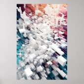 Abstract geometrisch Poster (Voorkant)