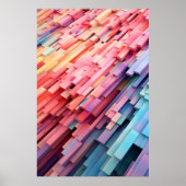 Abstract geometrisch Poster (Voorkant)