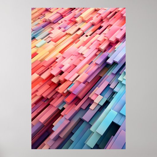 Abstract geometrisch Poster (Voorkant)