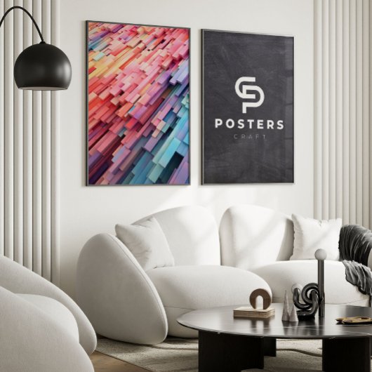 Abstract geometrisch Poster