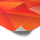 Abstract geometrisch regenboogPoster Poster (Hoek)