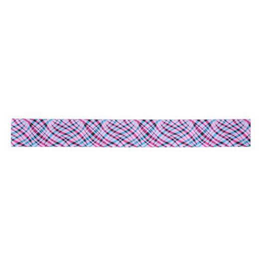 Abstract, geometrisch satijnen lint (Voorkant)
