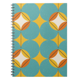 Abstract, geometrisch Scandinavisch patroon. Notitieboek