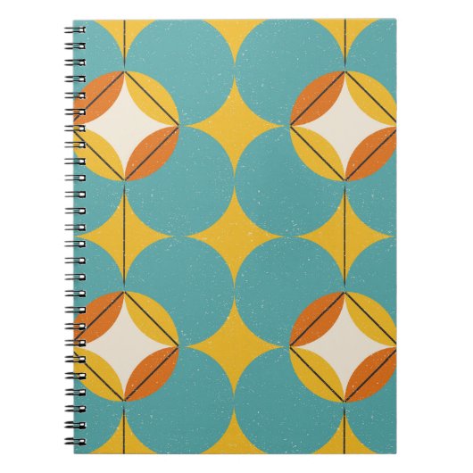 Abstract, geometrisch Scandinavisch patroon. Notitieboek (Voorkant)