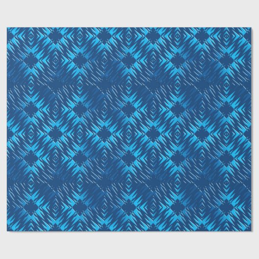 Abstract geometrisch scheepspatroon cadeaupapier (Vlak)