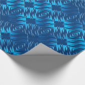 Abstract geometrisch scheepspatroon cadeaupapier (Hoek)