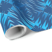 Abstract geometrisch scheepspatroon cadeaupapier (Rol Hoek)