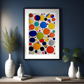 Abstract Geometrisch Schilderen 2:3 Poster