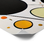 Abstract Geometrisch Schilderen 2:3 Poster (Hoek)