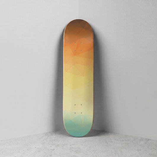 Abstract geometrisch skateboard