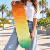 Abstract geometrisch skateboard