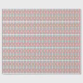 Abstract Geometrisch Stamlijn Patroon Cadeaupapier (Vlak)