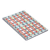 Abstract Geometrisch Stamlijnpatroon Notitieboek (Rechterzijde)
