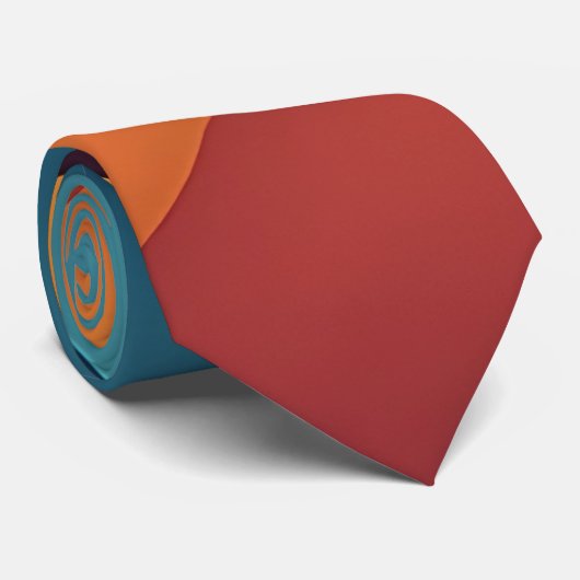 Abstract geometrisch Stropdas (Opgerold)