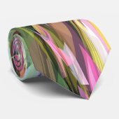 Abstract geometrisch Stropdas (0108-03) (Opgerold)