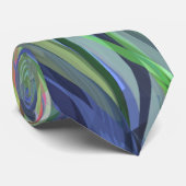 Abstract geometrisch Stropdas (0108-11) (Opgerold)