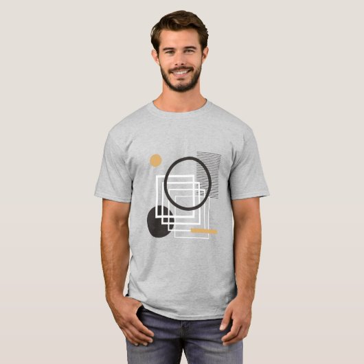 Abstract geometrisch t-shirt (Voorkant volledig)