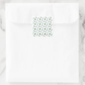 Abstract Geometrisch Tegelpatroon Ontwerp Sticker (Tas)
