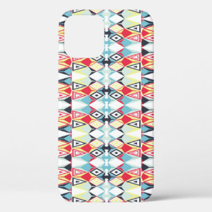 Abstract geometrisch tribale lijnpatroon Case-Mate iPhone case