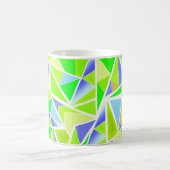 Abstract, geometrisch, veelhoekig koffiemok (Center)
