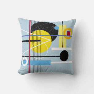 Abstract geometrisch: veelkleurige achtergrond kussen