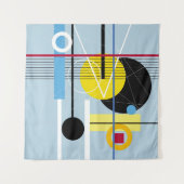 Abstract geometrisch: veelkleurige achtergrond wandkleed (Voorkant (horizontaal))