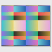 Abstract geometrisch verloop cadeaupapier (Vlak)