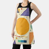 Abstract geometrisch vormontwerp schort (Insitu)