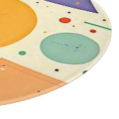 Abstract geometrisch vormontwerp snijplank (Hoek)