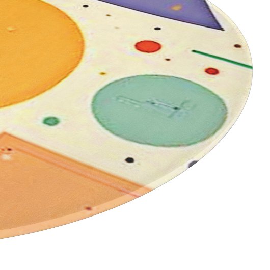 Abstract geometrisch vormontwerp snijplank (Hoek)