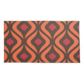 abstract geometrisch vormpatroon uit de jaren '70 kussensloop (Achterkant-Links)