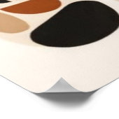Abstract Geometrisch Wandsieradenset | Midden-Eeuw Poster (Hoek)