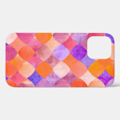 Abstract geometrisch waterverf glitter Case-Mate iPhone case (Achterkant (horizontaal))