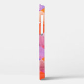 Abstract geometrisch waterverf glitter Case-Mate iPhone case (Achterkant / Links)