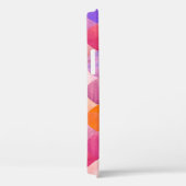 Abstract geometrisch waterverf glitter Case-Mate iPhone case (Achterkant / Rechts)