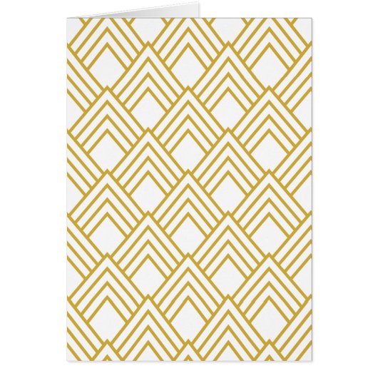 Abstract geometrisch, wit en goud (Voorkant)