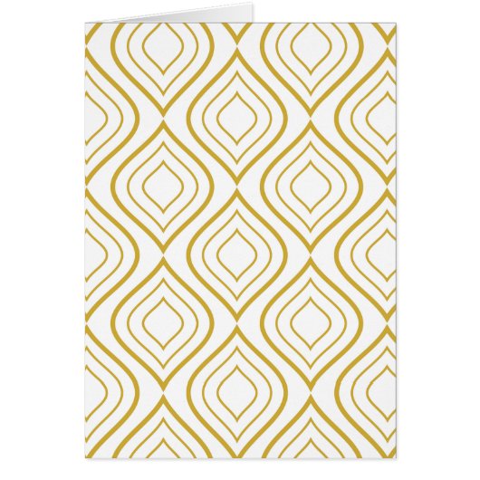 Abstract geometrisch, wit en goud (Voorkant)