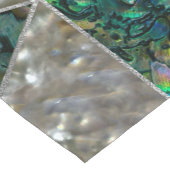 Abstract Geometrische Abalone en moeder van parelt Korte Tafelloper (Hoek)