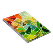 abstract geometrische grijpachtergrond, grijp notitieboek (Rechterzijde)