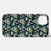 Abstract Geometrische palmen en golven Case-Mate iPhone Case (Achterkant (horizontaal))