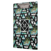 Abstract Geometrische palmen en golven Klembord (Links)