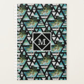 Abstract Geometrische palmen en golven Planner (Voorkant)